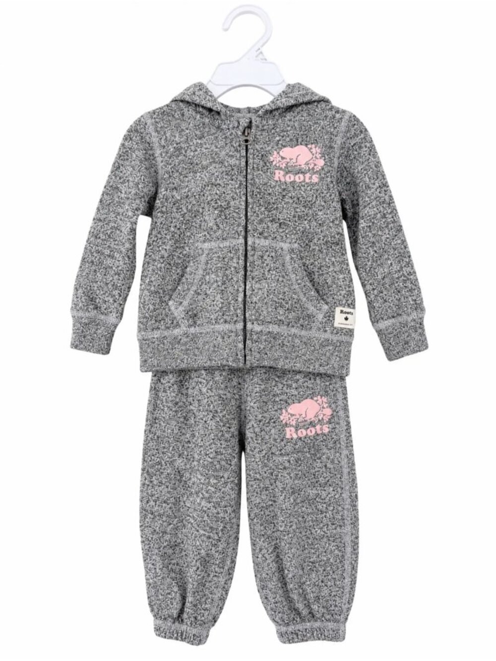 Roots Zip Up Hoodie and Sweatpants Set 18-24m Kids Clothes